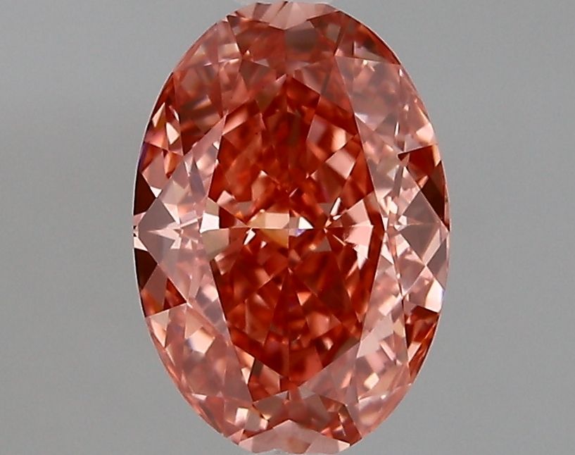 Oval Fancy Vivid Pink Lab-grown Diamond 1.85ct VVS2 loose diamond