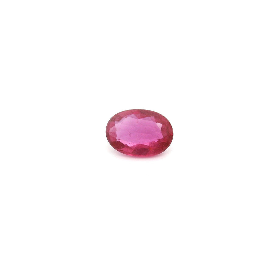 Oval Red Ruby 0.56ct loose gemstone