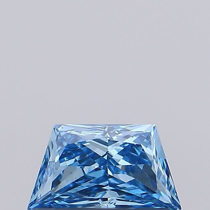 Trapezoid Fancy Vivid Blue Lab-grown Diamond 0.46ct VS1 loose diamond