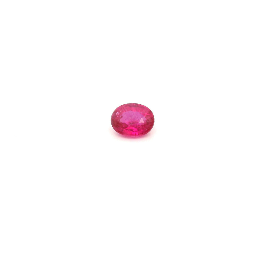 Oval Red Ruby 0.25ct loose gemstone