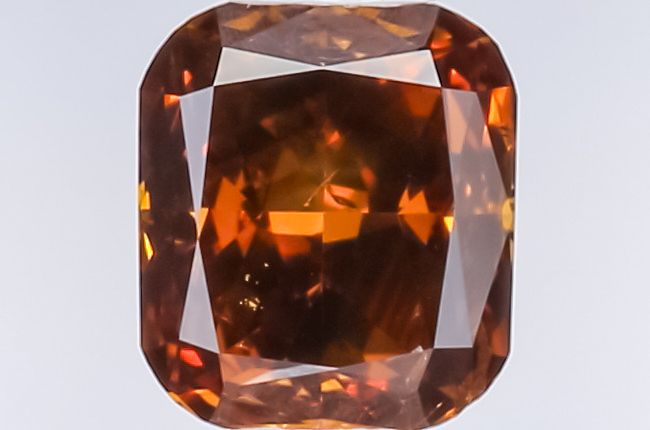 Radiant Fancy Dark Brown Natural Diamond 0.52ct loose diamond