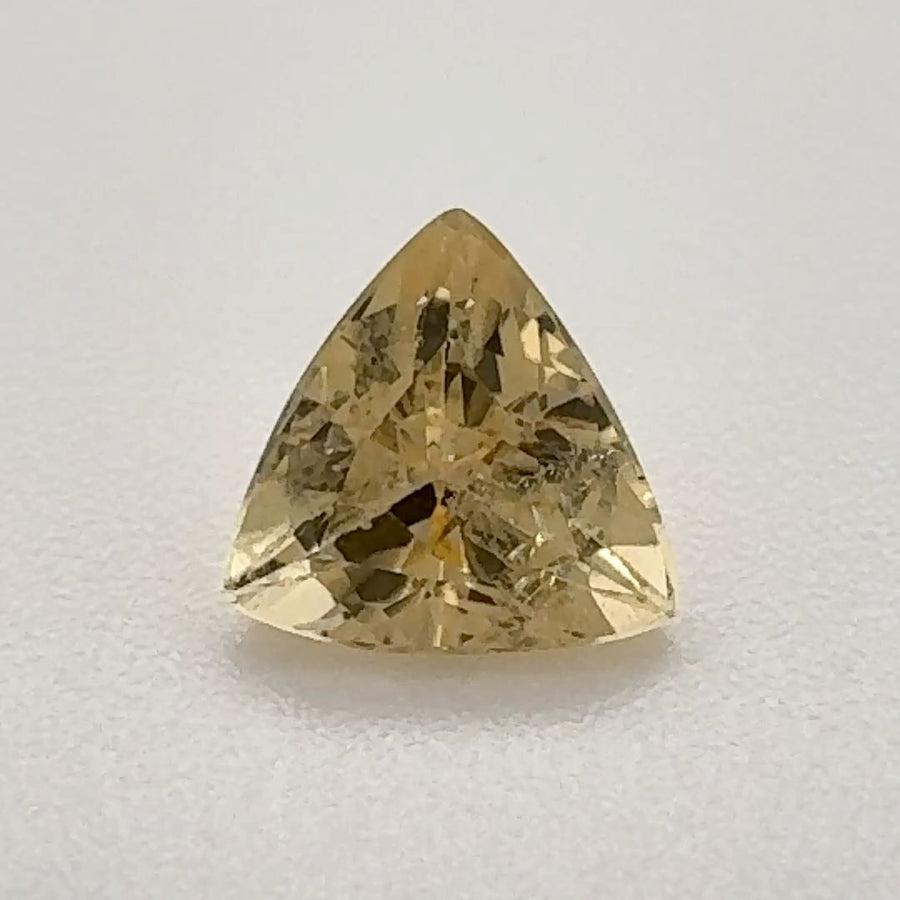 Trilliant Yellow Topaz 0.815ct loose gemstone