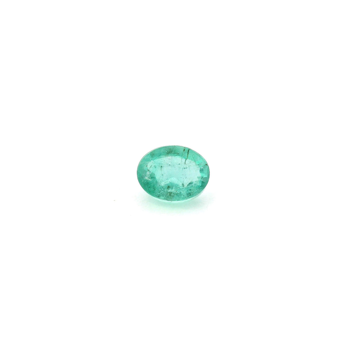 Oval Green Emerald 0.46ct loose gemstone