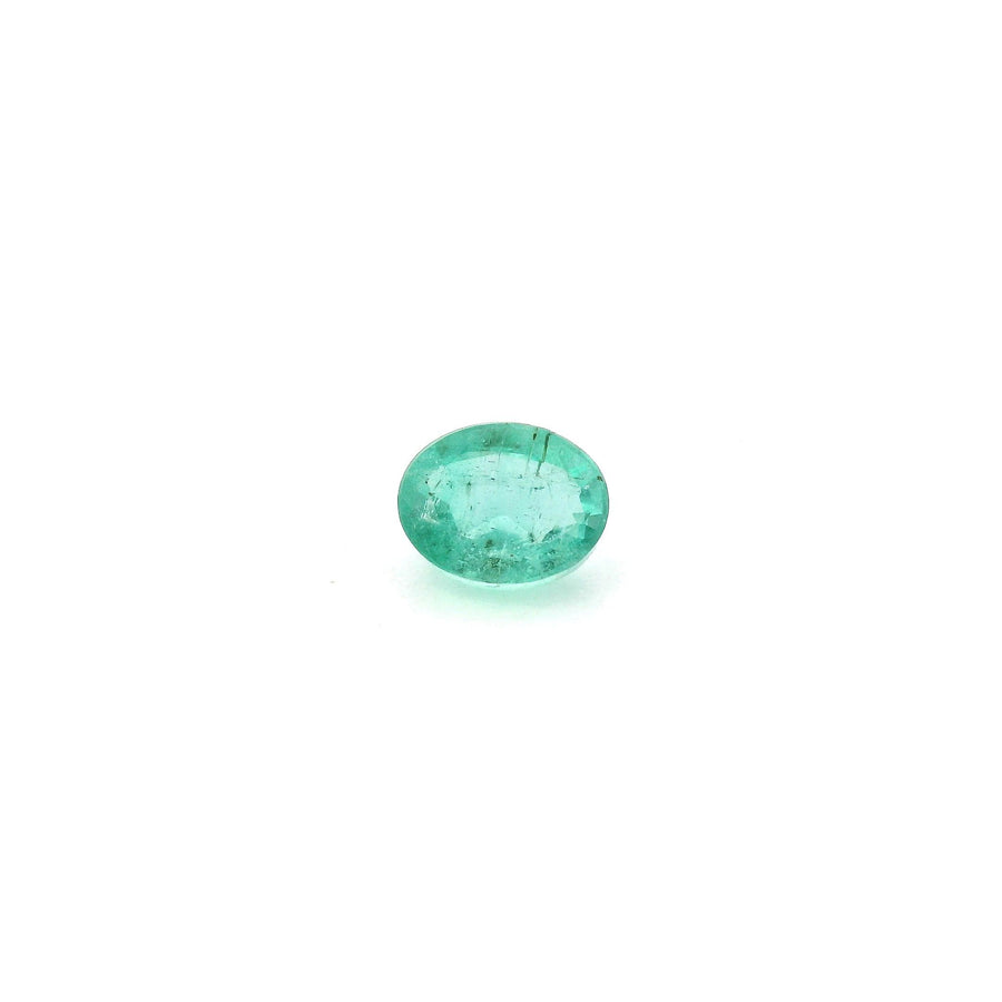 Oval Green Emerald 0.46ct loose gemstone