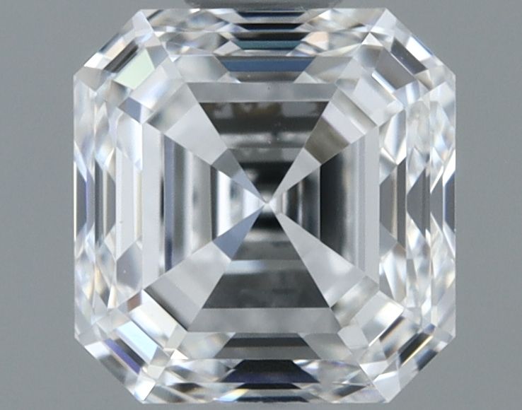 Asscher Natural Diamond 0.50ct F VVS2