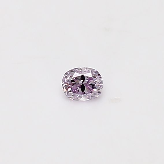 Cushion Fancy Pink Purple Natural Diamond 0.07ct loose diamond
