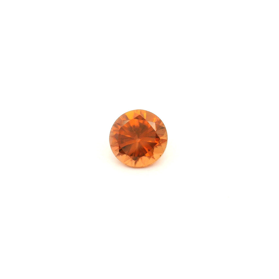 Round Brown Zircon 1.27ct loose gemstone