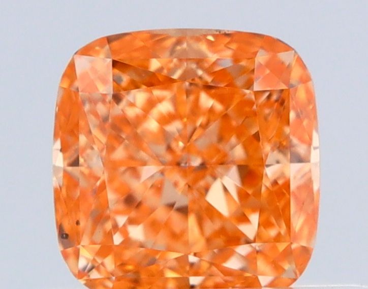 Cushion Fancy Intense Yellowish Orange Natural Diamond 0.41ct VS2 loose diamond