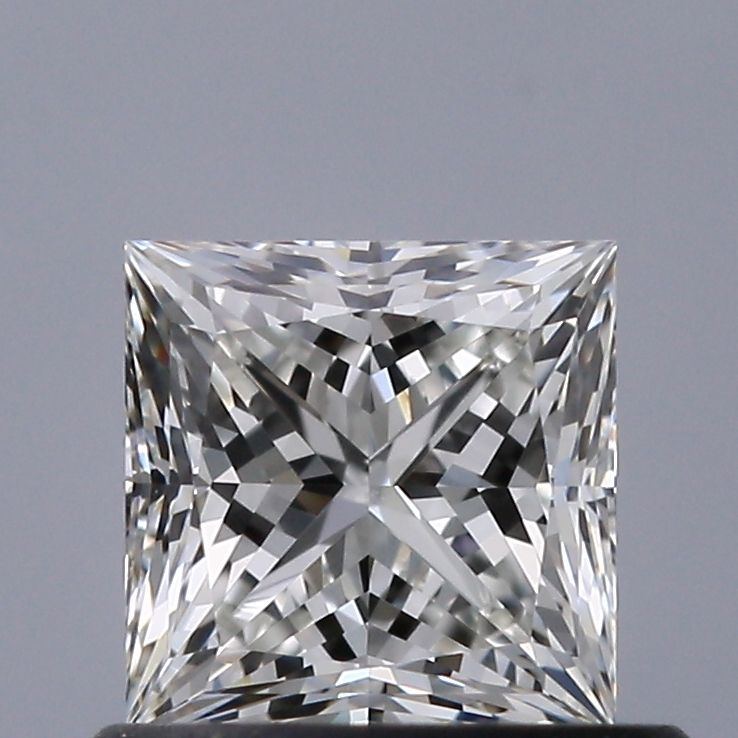Princess Natural Diamond 0.72ct F IF