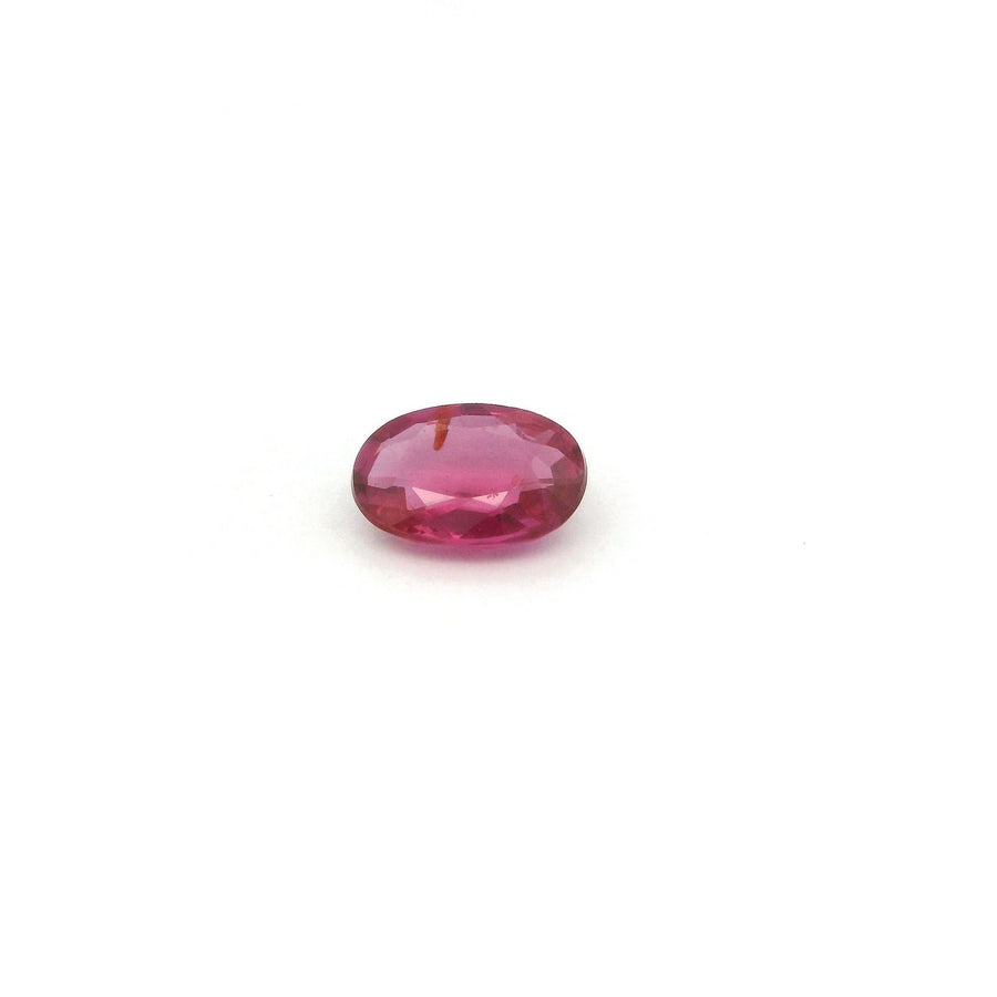 Oval Red Ruby 0.6ct loose gemstone