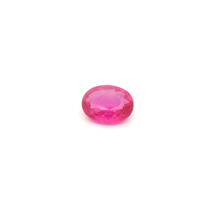 Oval Red Ruby 0.72ct loose gemstone