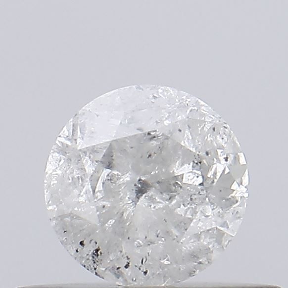 Round Salt And Pepper Natural Diamond 0.32ct I3 loose diamond