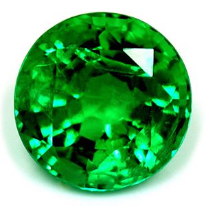 Round Green Emerald 1.6ct loose gemstone