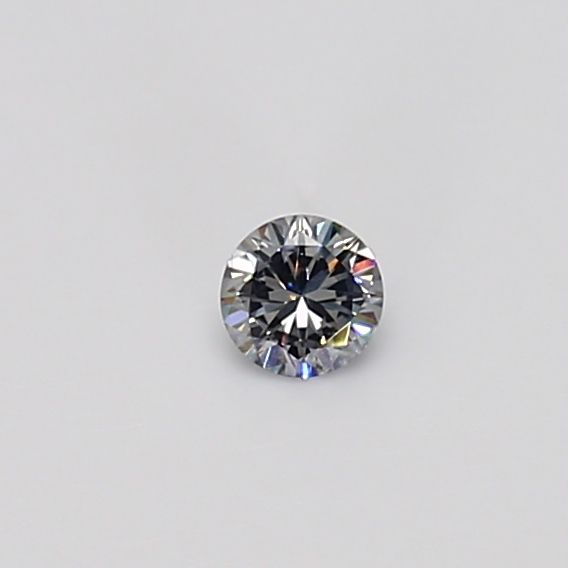Round Very Light Gray Natural Diamond 0.11ct VS2 loose diamond