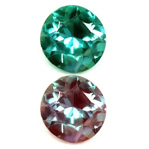 Round Green Alexandrite 0.17ct loose gemstone