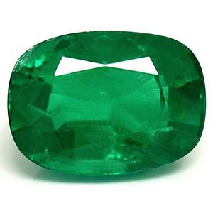 Cushion Green Emerald 2.37ct loose gemstone