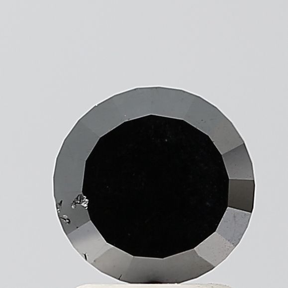 European Cut Black Natural Diamond 1.83ct VVS2 loose diamond