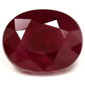 Oval Red Ruby 3.77ct loose gemstone