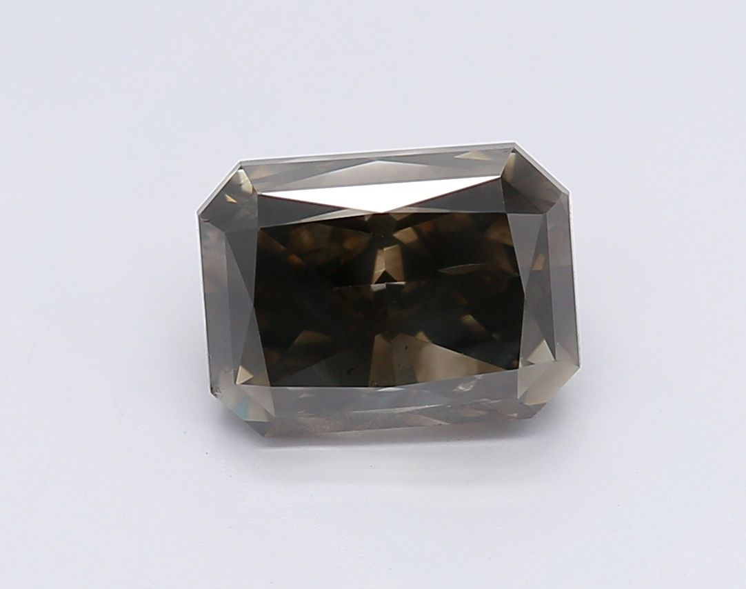 Radiant Fancy Dark Brown Natural Diamond 2.01ct loose diamond