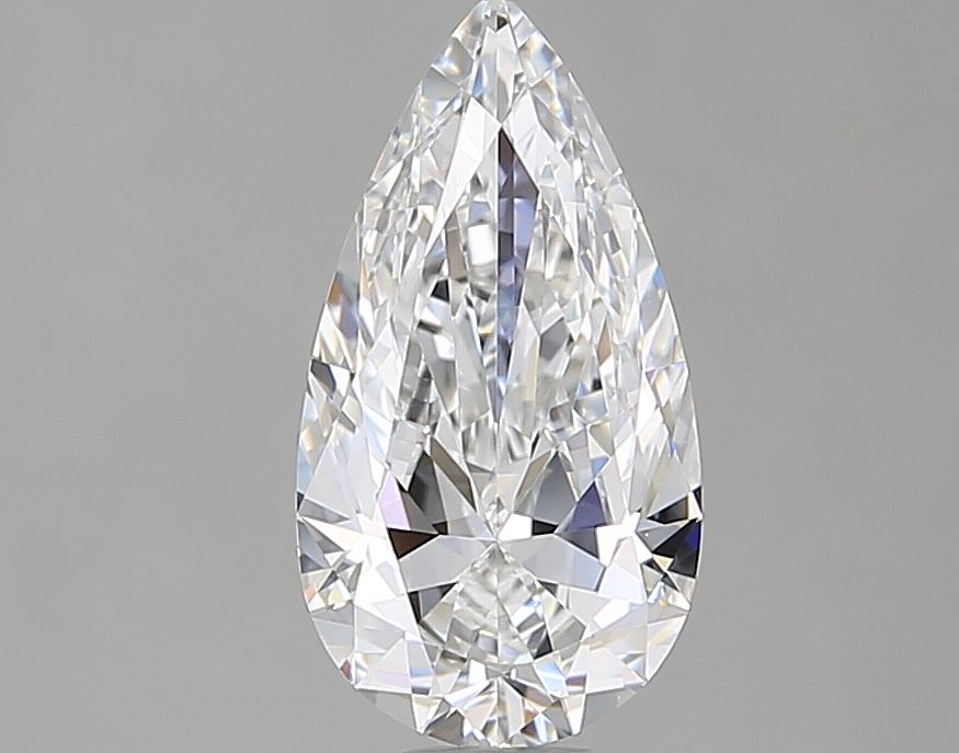 Pear Natural Diamond 0.73ct F VVS1