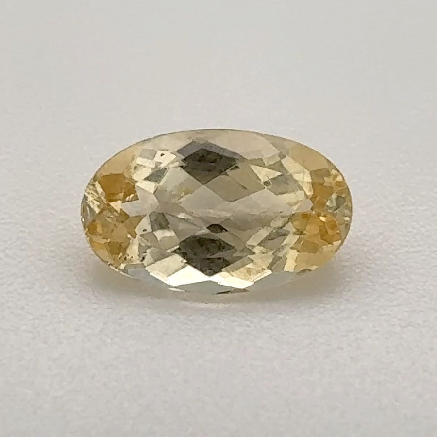 Oval Yellow Topaz 0.97ct loose gemstone