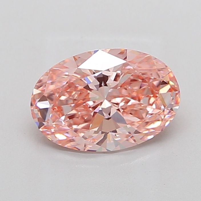 Oval Fancy Intense Pink Lab-grown Diamond 2.53ct VS1 loose diamond