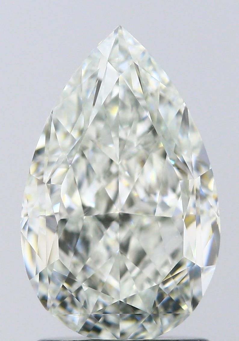 Pear Very Light Green Natural Diamond 2.01ct VS1 loose diamond