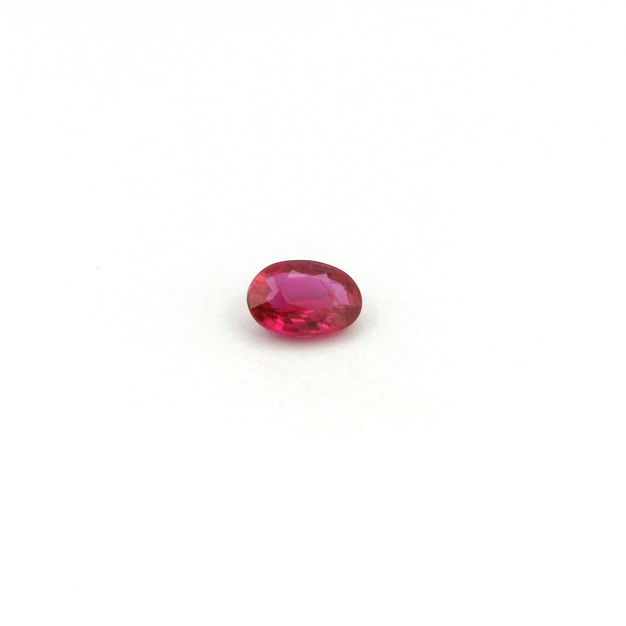 Oval Red Ruby 0.3ct loose gemstone