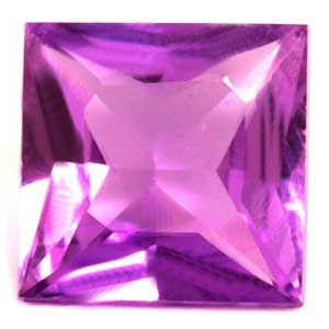 Square Pink Sapphire 1.3ct loose gemstone