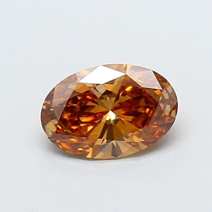 Oval Fancy Brown Lab-grown Diamond 1.03ct VVS2 loose diamond