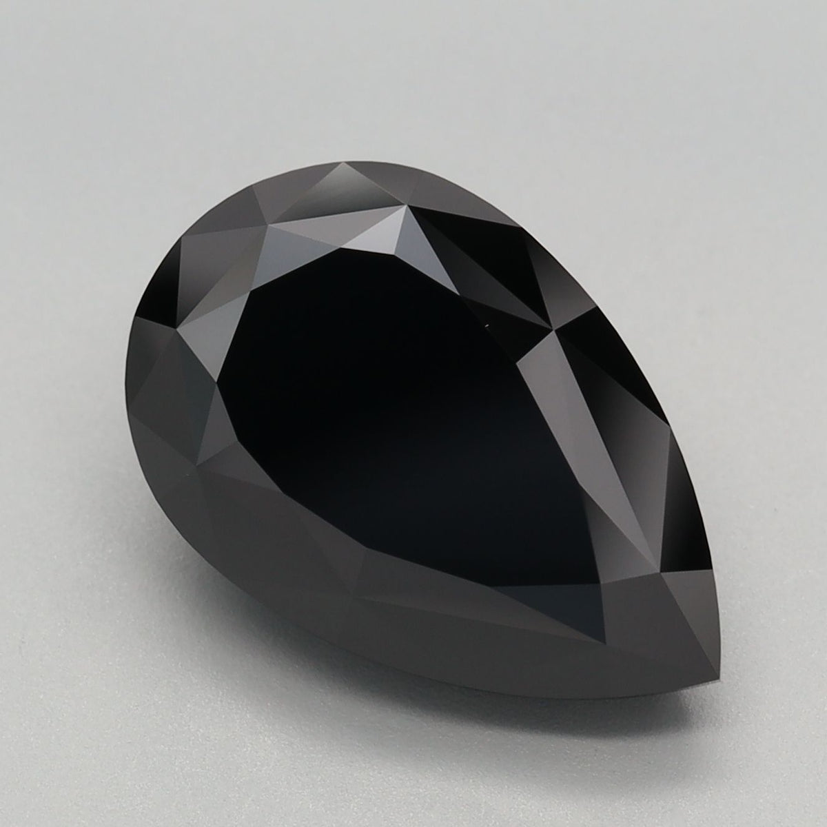 Pear Fancy Black Lab-grown Diamond 5.17ct loose diamond
