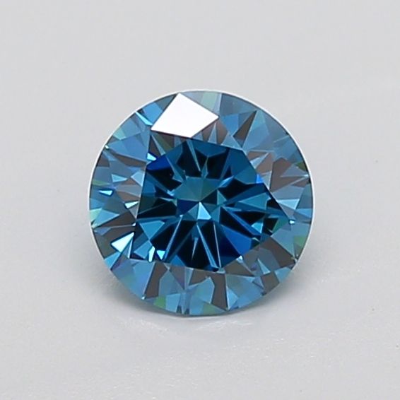 Round Fancy Vivid Blue Lab-grown Diamond 1ct VVS2 loose diamond