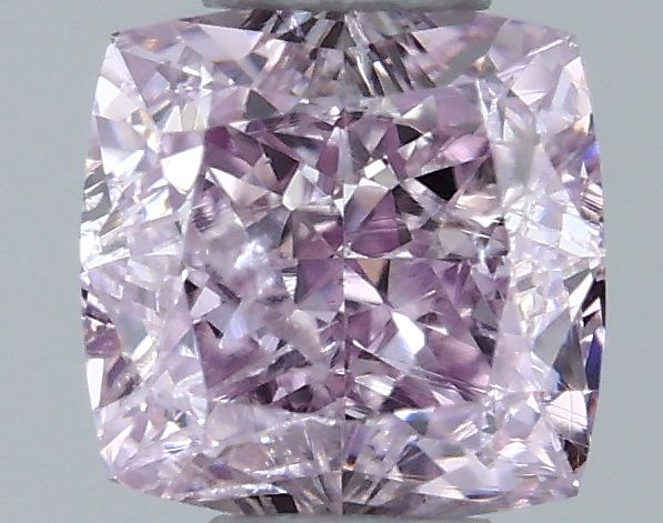 Cushion Fancy Pink Purple Natural Diamond 0.32ct I2 loose diamond