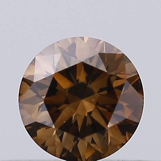 Round Fancy Brown Natural Diamond 0.22ct VS1 loose diamond