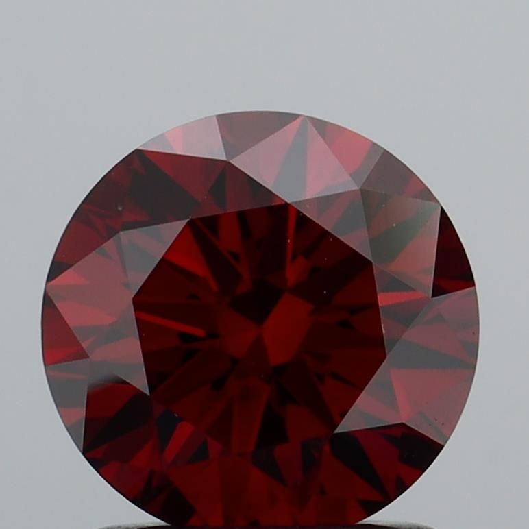 Round Fancy Deep Orange Lab-grown Diamond 1.24ct VS2 loose diamond