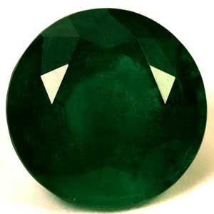 Round Green Emerald 3.03ct loose gemstone