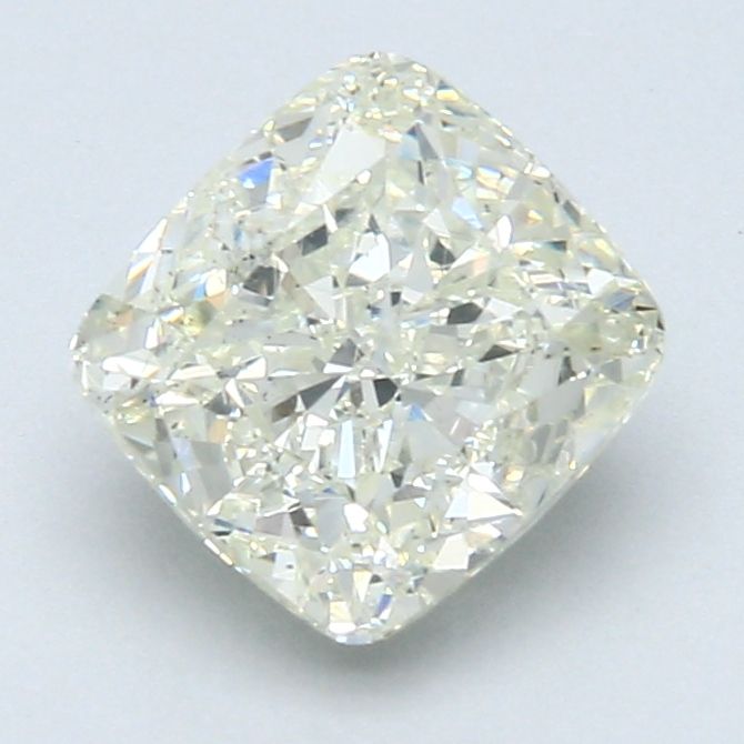 Cushion Light Green Natural Diamond 2.15ct SI2 loose diamond
