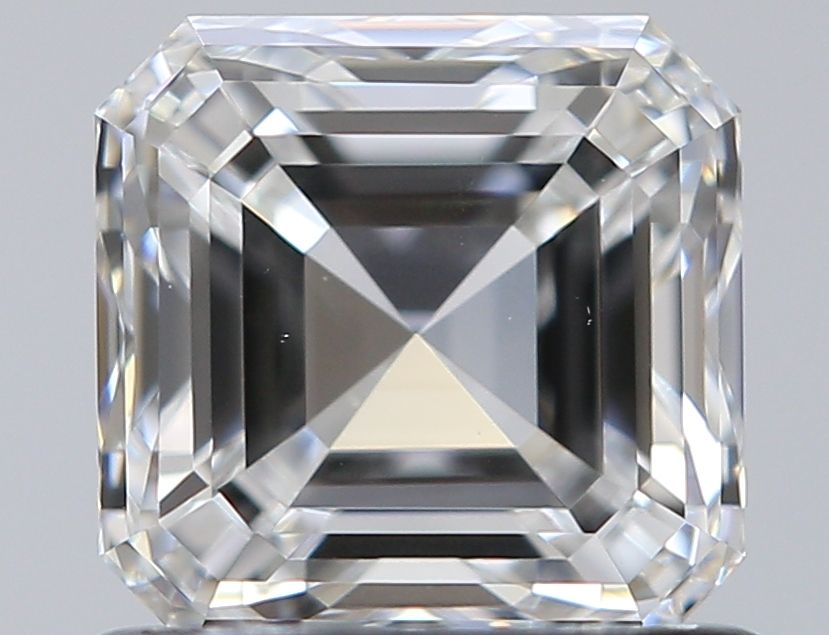 Asscher Natural Diamond 0.91ct E VVS2