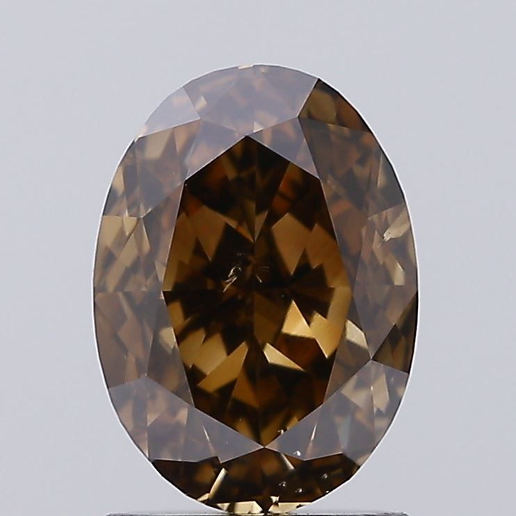 Oval Fancy Brown Natural Diamond 2ct SI1 loose diamond