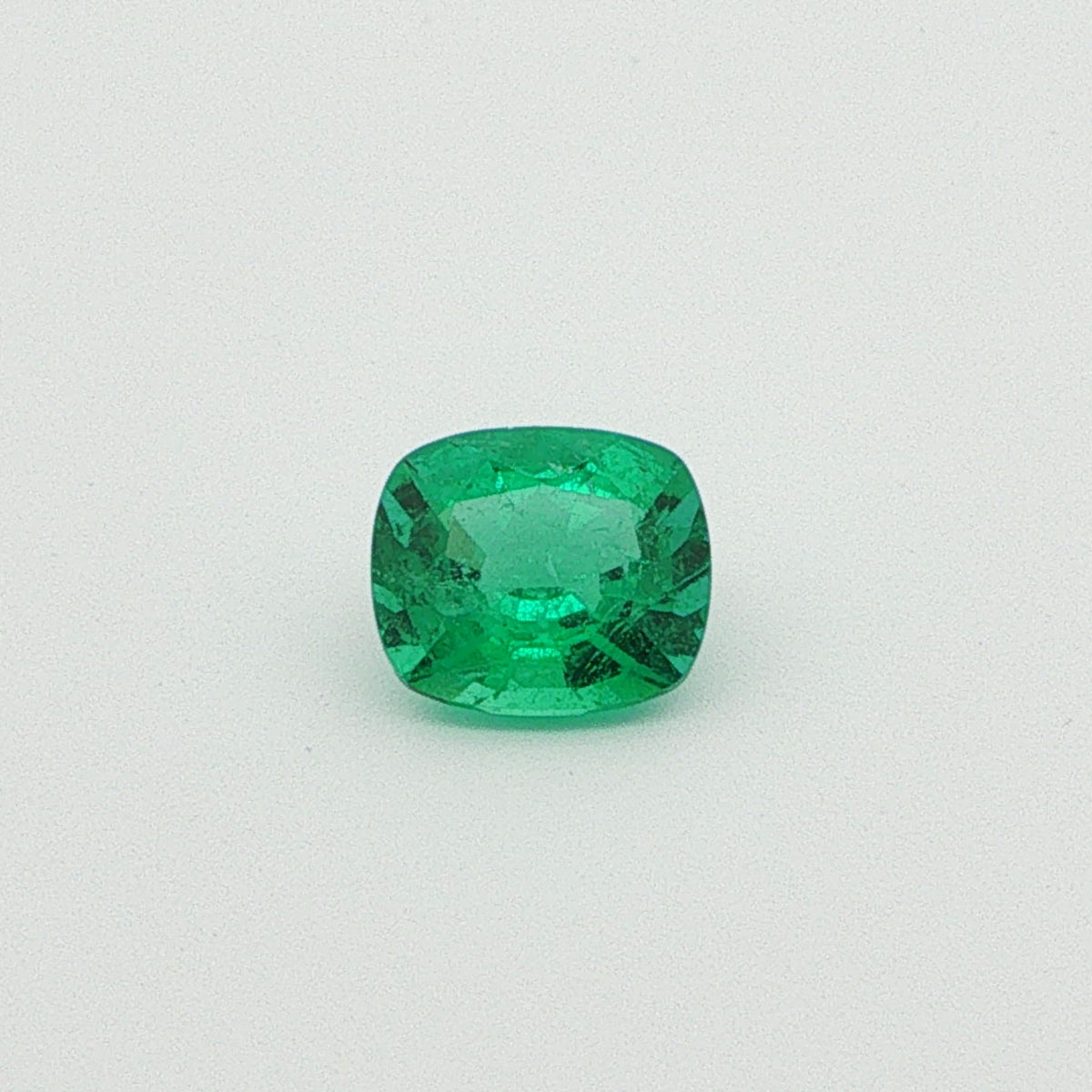 Cushion Green Emerald 1.76ct loose gemstone