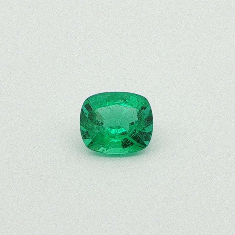 Cushion Green Emerald 1.76ct loose gemstone