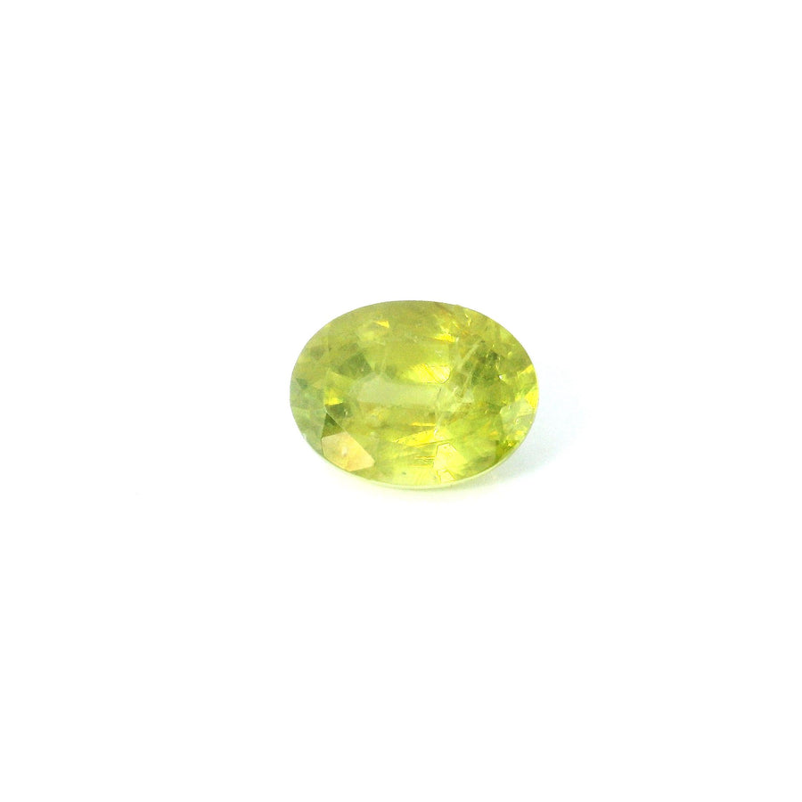 Oval Yellow Sphene 1.57ct loose gemstone