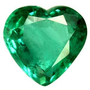 Heart Green Emerald 1.47ct loose gemstone