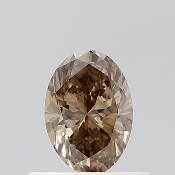 Oval Fancy Brown Natural Diamond 0.5ct VS2 loose diamond