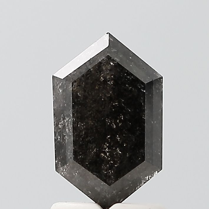Hexagonal Salt And Pepper Natural Diamond 1.45ct VVS2 loose diamond