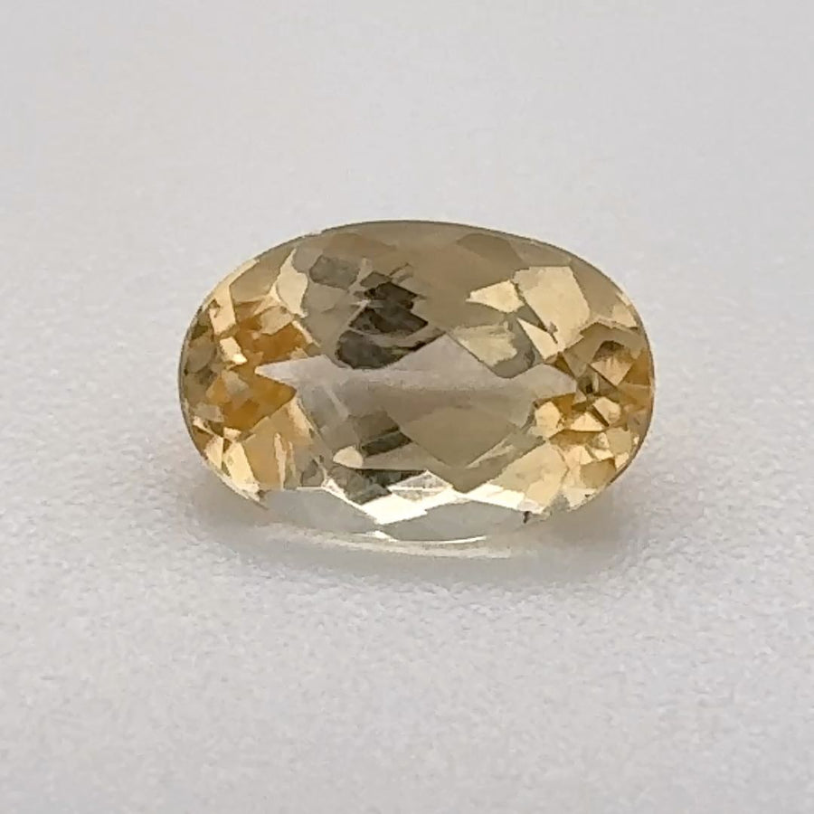 Oval Yellow Topaz 0.91ct loose gemstone