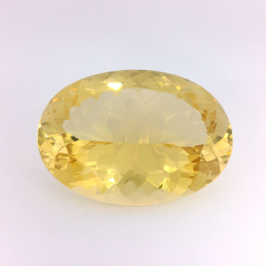 Oval Yellow Heliodor 13ct loose gemstone
