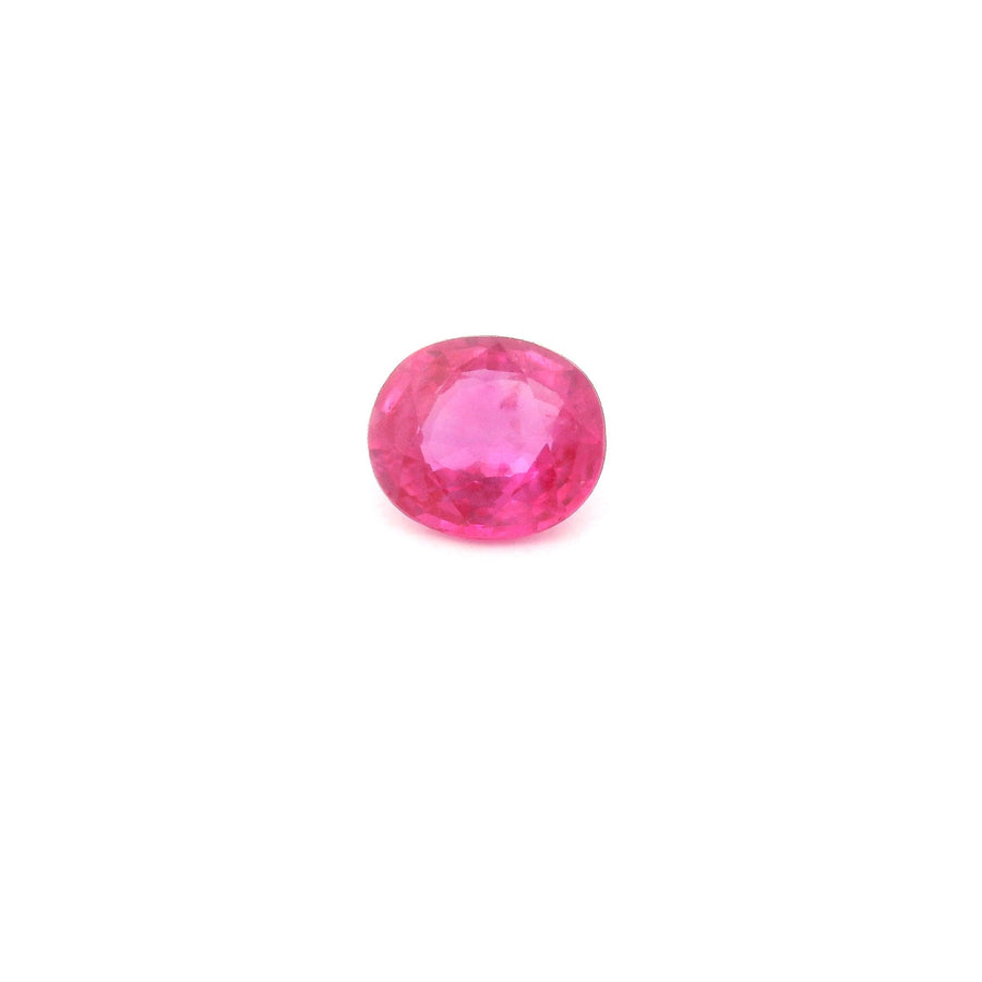 Oval Red Ruby 0.77ct loose gemstone