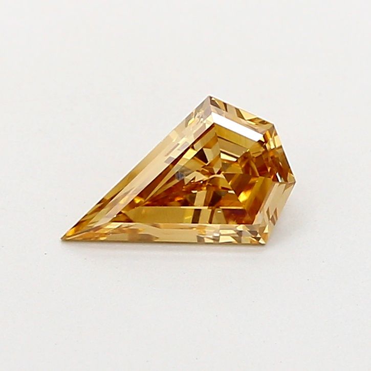 Shield Fancy Vivid Brown Lab-grown Diamond 0.68ct VS1 loose diamond