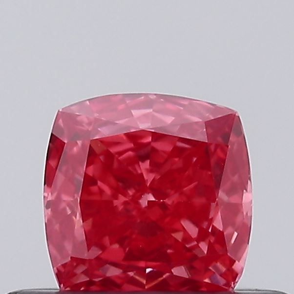 Cushion Fancy Vivid Red Lab-grown Diamond 0.32ct VS1 loose diamond